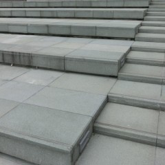 G603 white granite outdoor stair steps